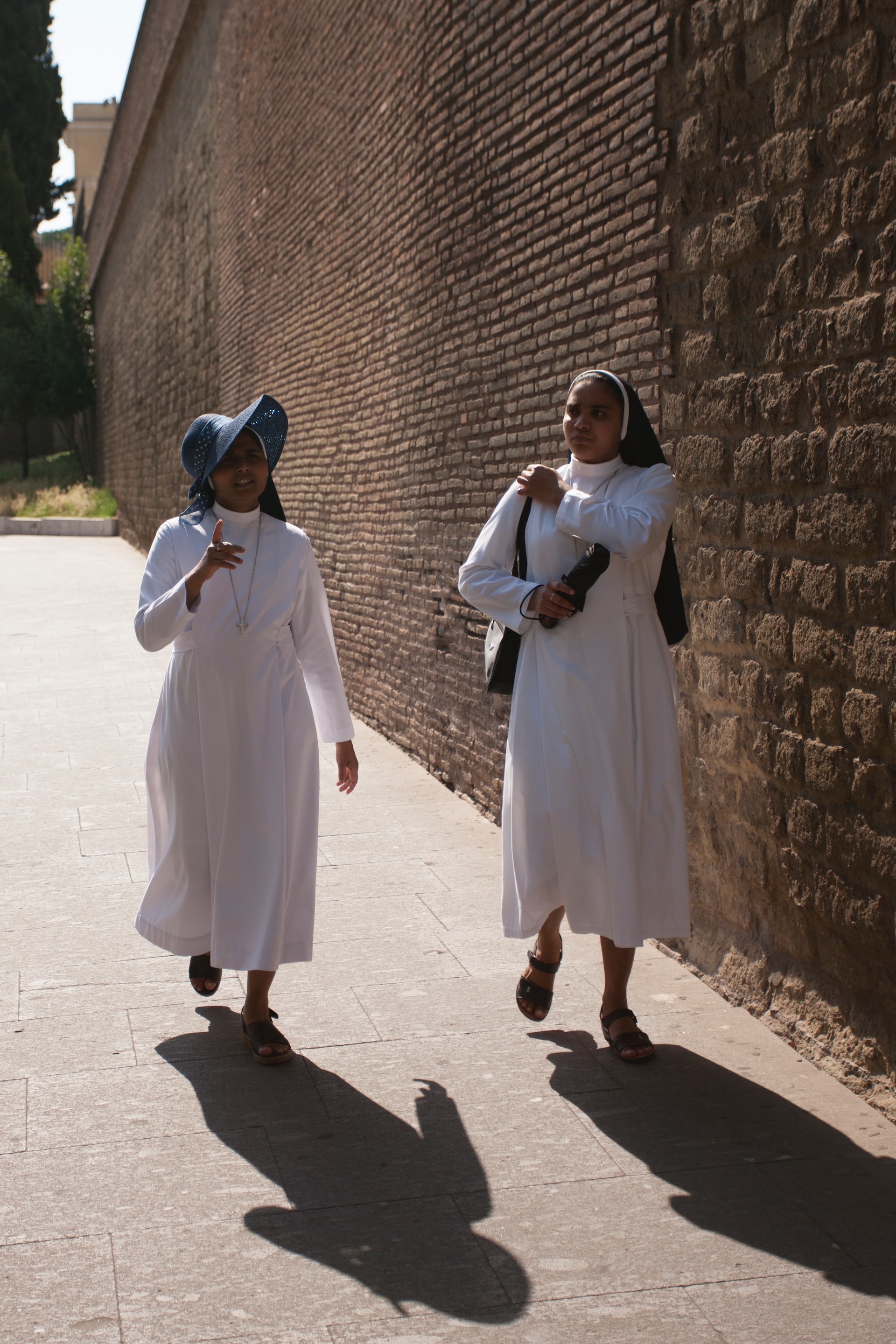 Two African Nuns In Rome