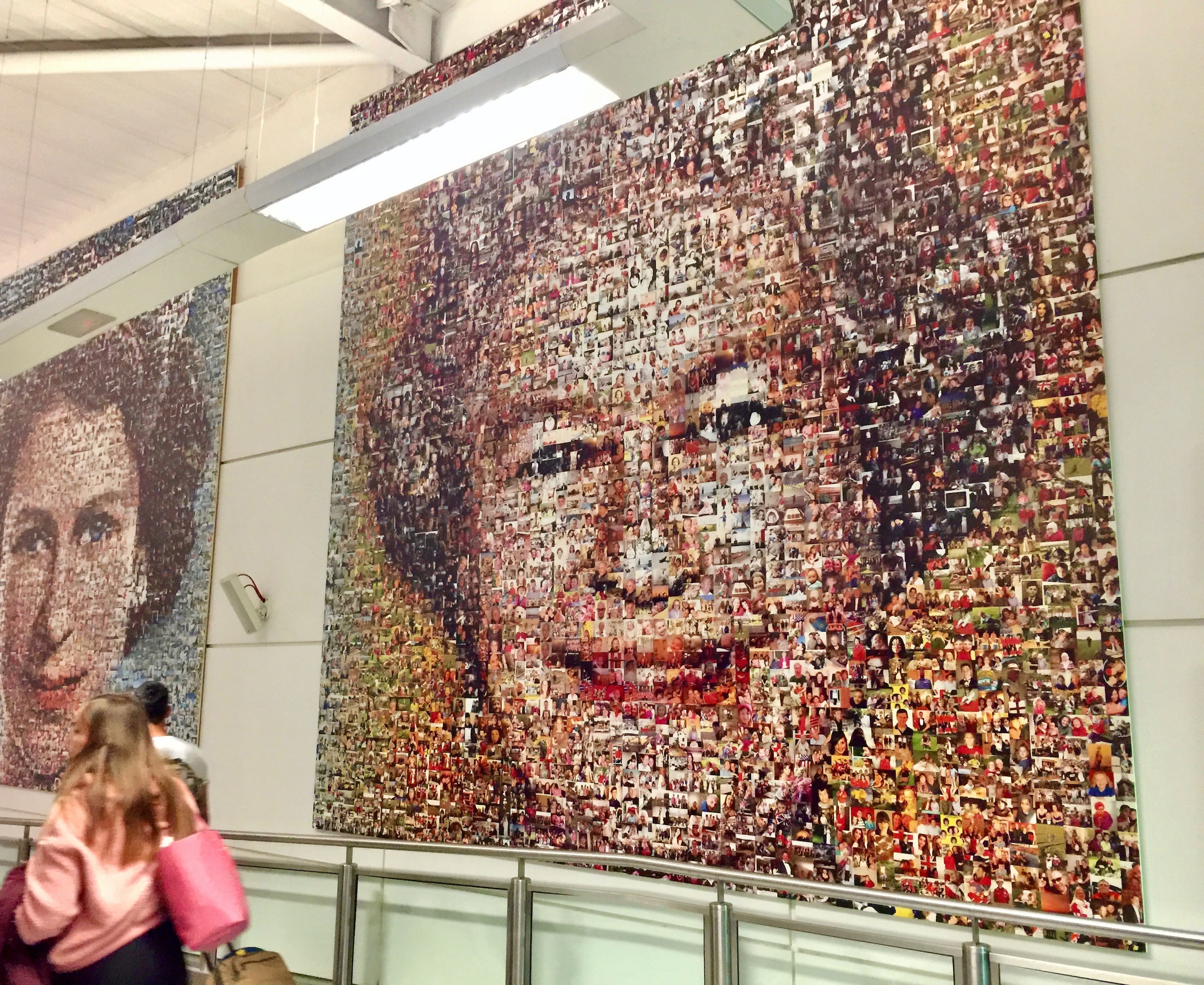 Queen Elizabeth Portrait In A Wall