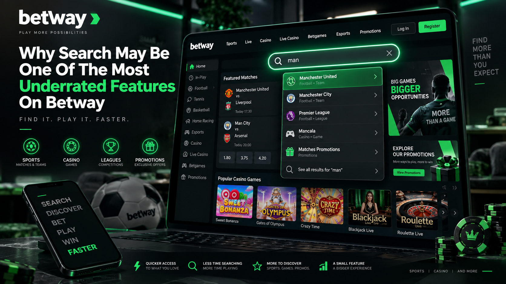 Why Search May Be One Of The Most Underrated Features On Betway